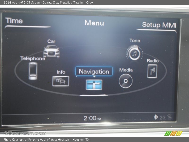 Quartz Gray Metallic / Titanium Gray 2014 Audi A6 2.0T Sedan