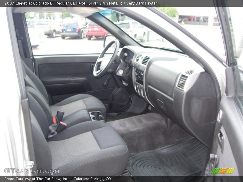 Silver Birch Metallic / Very Dark Pewter 2007 Chevrolet Colorado LT Regular Cab 4x4