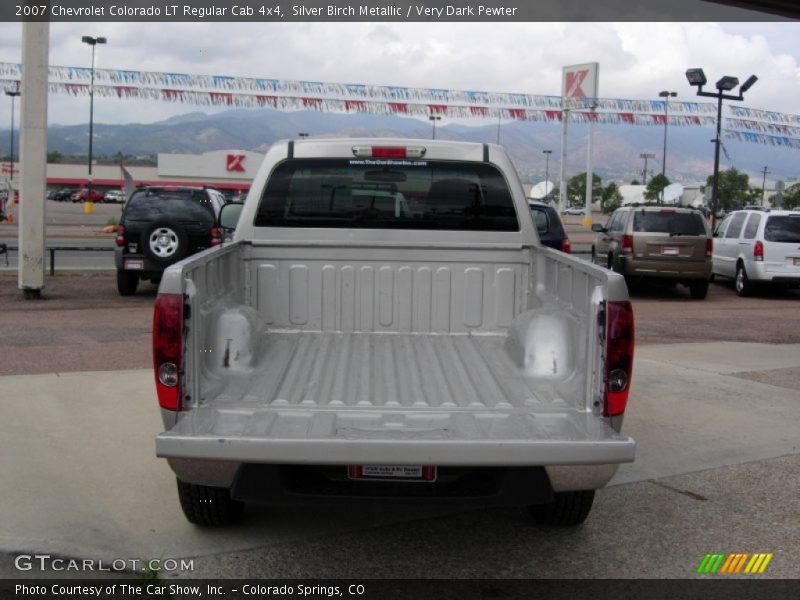 Silver Birch Metallic / Very Dark Pewter 2007 Chevrolet Colorado LT Regular Cab 4x4