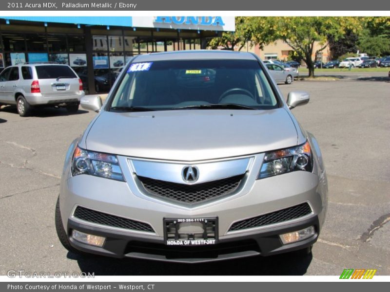 Palladium Metallic / Ebony 2011 Acura MDX