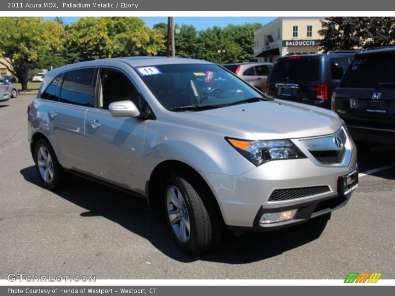 Palladium Metallic / Ebony 2011 Acura MDX
