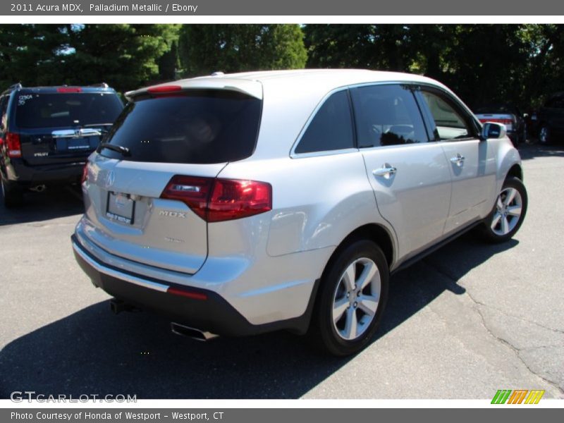 Palladium Metallic / Ebony 2011 Acura MDX
