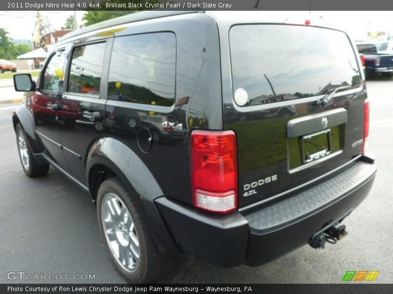 Brilliant Black Crystal Pearl / Dark Slate Gray 2011 Dodge Nitro Heat 4.0 4x4