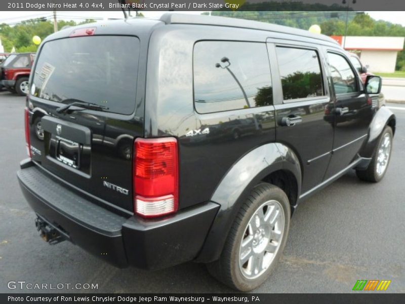 Brilliant Black Crystal Pearl / Dark Slate Gray 2011 Dodge Nitro Heat 4.0 4x4