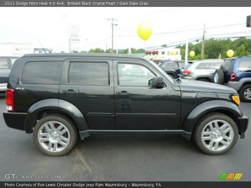 Brilliant Black Crystal Pearl / Dark Slate Gray 2011 Dodge Nitro Heat 4.0 4x4