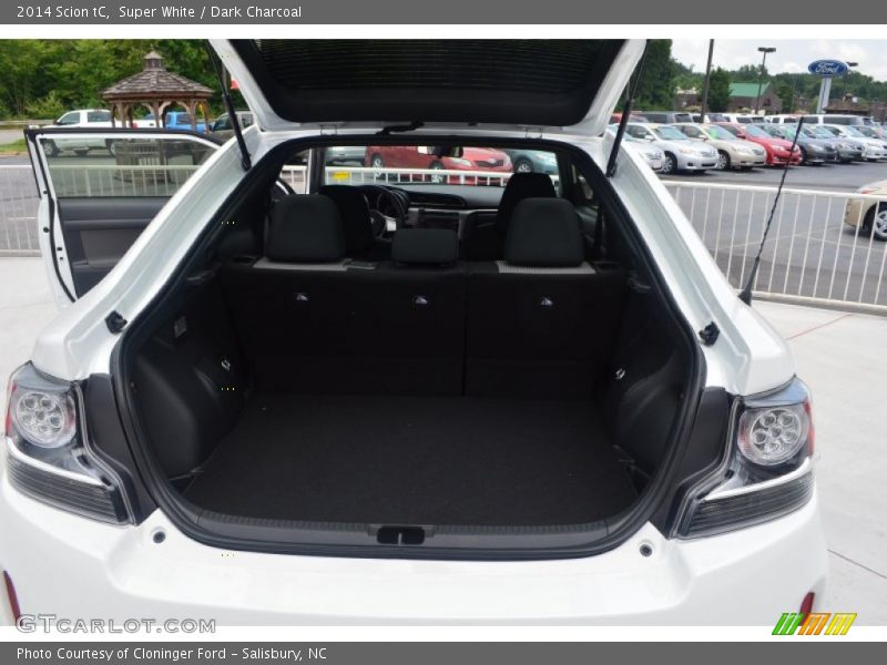 Super White / Dark Charcoal 2014 Scion tC