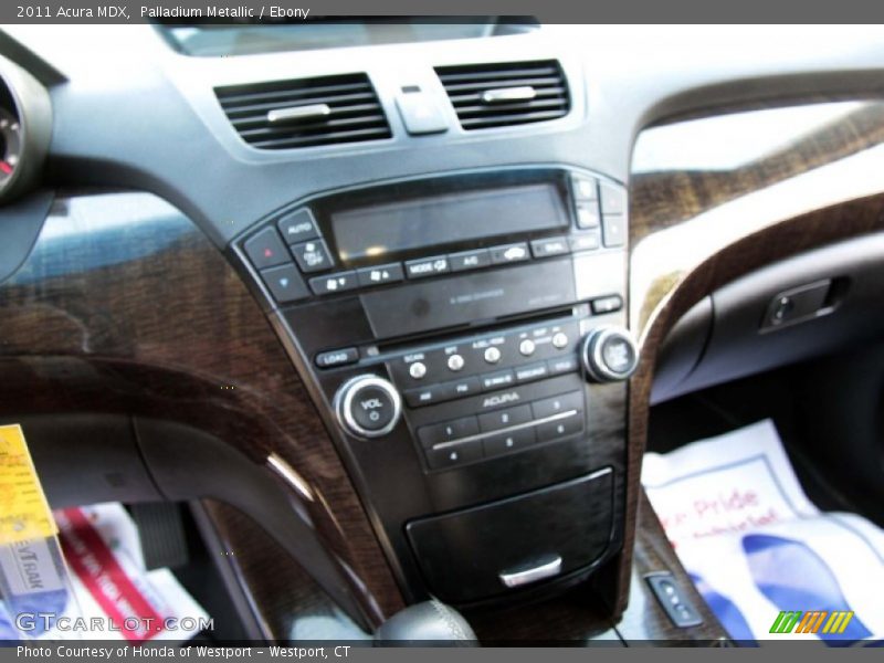 Palladium Metallic / Ebony 2011 Acura MDX