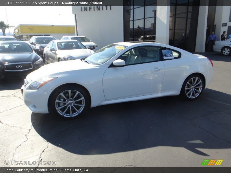 Moonlight White / Wheat 2010 Infiniti G 37 S Sport Coupe