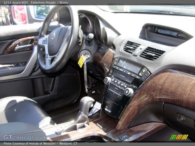 Palladium Metallic / Ebony 2011 Acura MDX