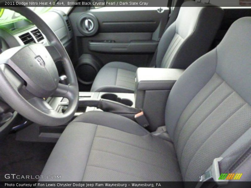 Brilliant Black Crystal Pearl / Dark Slate Gray 2011 Dodge Nitro Heat 4.0 4x4