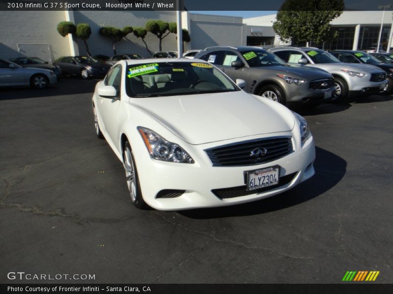 Moonlight White / Wheat 2010 Infiniti G 37 S Sport Coupe