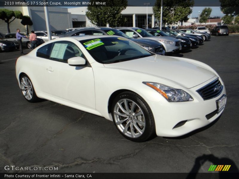 Moonlight White / Wheat 2010 Infiniti G 37 S Sport Coupe