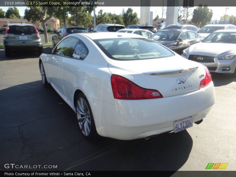 Moonlight White / Wheat 2010 Infiniti G 37 S Sport Coupe