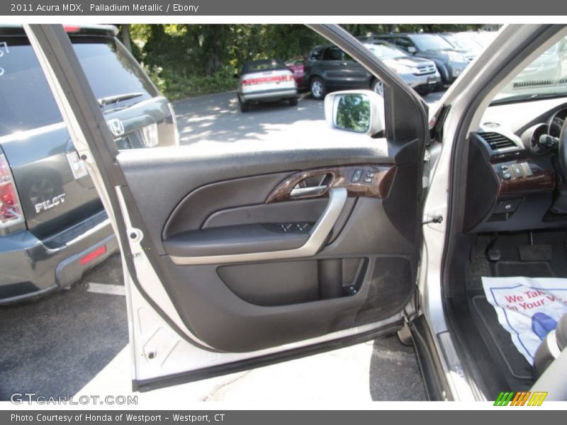 Palladium Metallic / Ebony 2011 Acura MDX