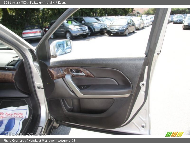 Palladium Metallic / Ebony 2011 Acura MDX