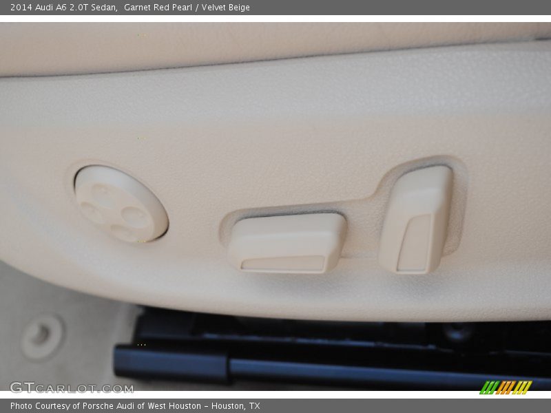Garnet Red Pearl / Velvet Beige 2014 Audi A6 2.0T Sedan