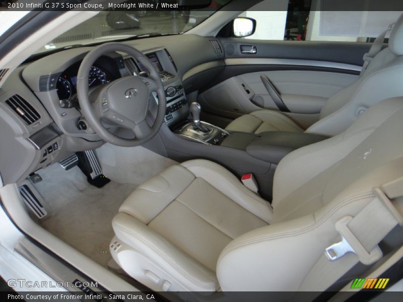 Moonlight White / Wheat 2010 Infiniti G 37 S Sport Coupe