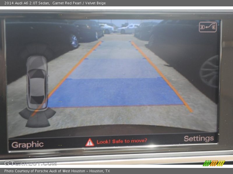 Garnet Red Pearl / Velvet Beige 2014 Audi A6 2.0T Sedan