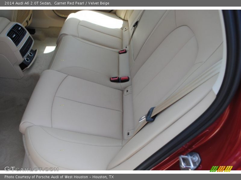 Garnet Red Pearl / Velvet Beige 2014 Audi A6 2.0T Sedan