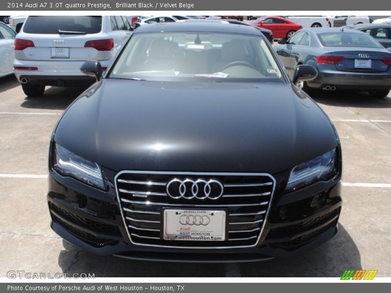 Brilliant Black / Velvet Beige 2014 Audi A7 3.0T quattro Prestige