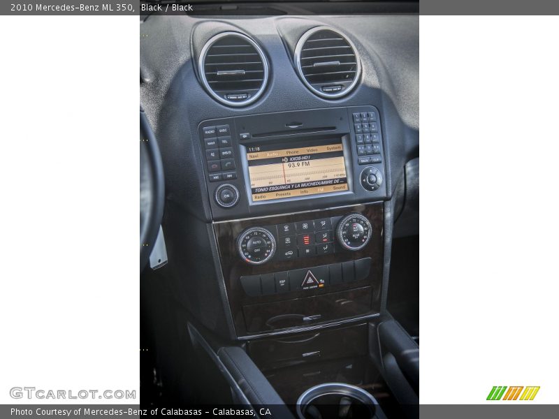Black / Black 2010 Mercedes-Benz ML 350