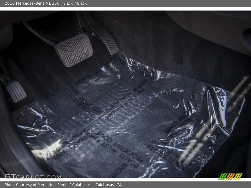 Black / Black 2010 Mercedes-Benz ML 350