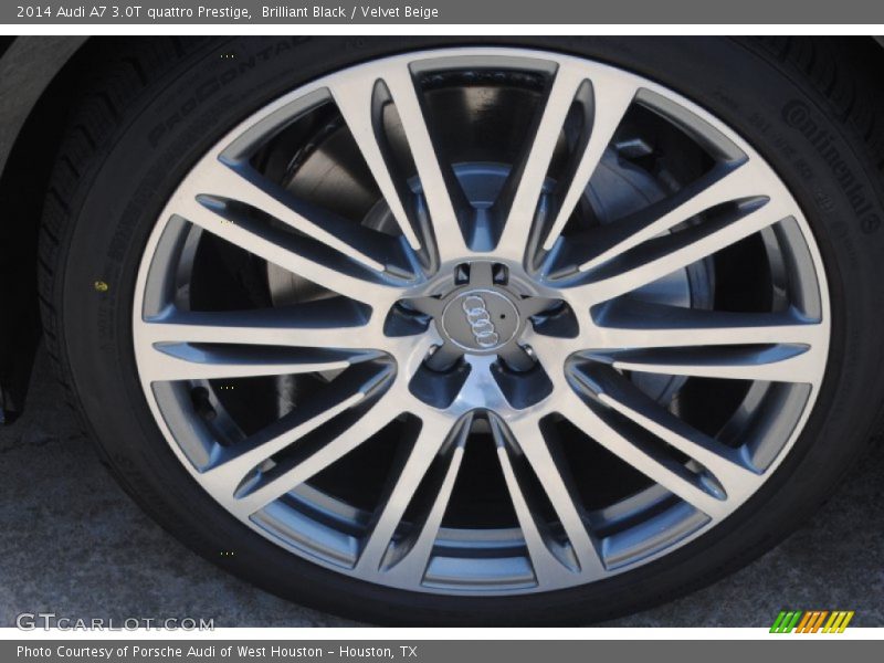 Brilliant Black / Velvet Beige 2014 Audi A7 3.0T quattro Prestige