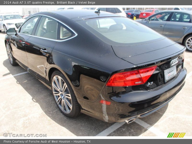 Brilliant Black / Velvet Beige 2014 Audi A7 3.0T quattro Prestige