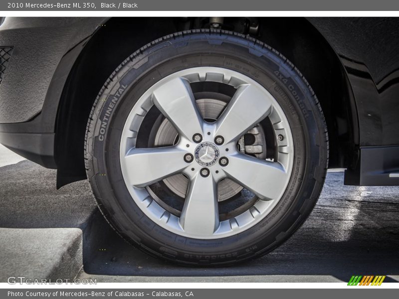 Black / Black 2010 Mercedes-Benz ML 350
