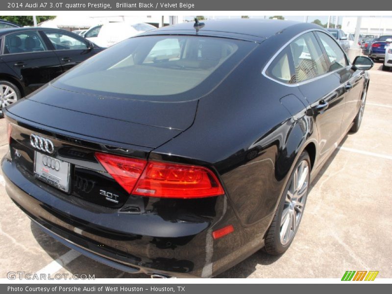 Brilliant Black / Velvet Beige 2014 Audi A7 3.0T quattro Prestige