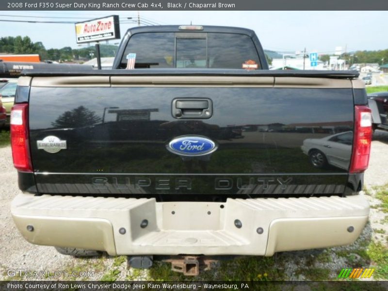Black / Chaparral Brown 2008 Ford F350 Super Duty King Ranch Crew Cab 4x4