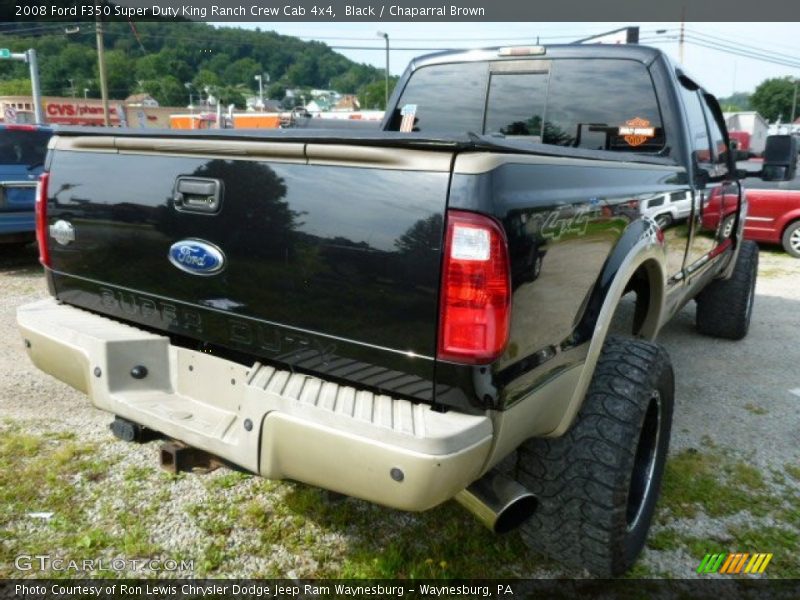 Black / Chaparral Brown 2008 Ford F350 Super Duty King Ranch Crew Cab 4x4