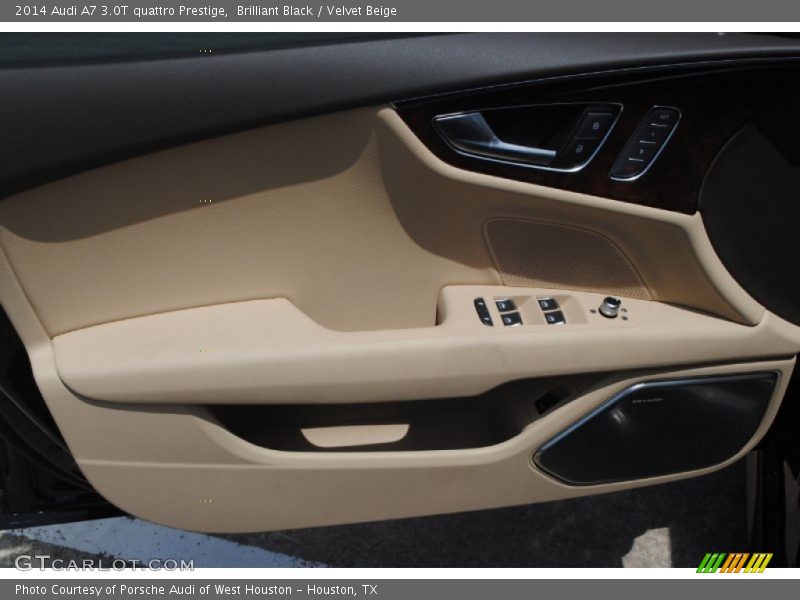 Brilliant Black / Velvet Beige 2014 Audi A7 3.0T quattro Prestige