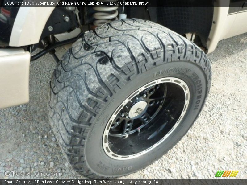 Black / Chaparral Brown 2008 Ford F350 Super Duty King Ranch Crew Cab 4x4