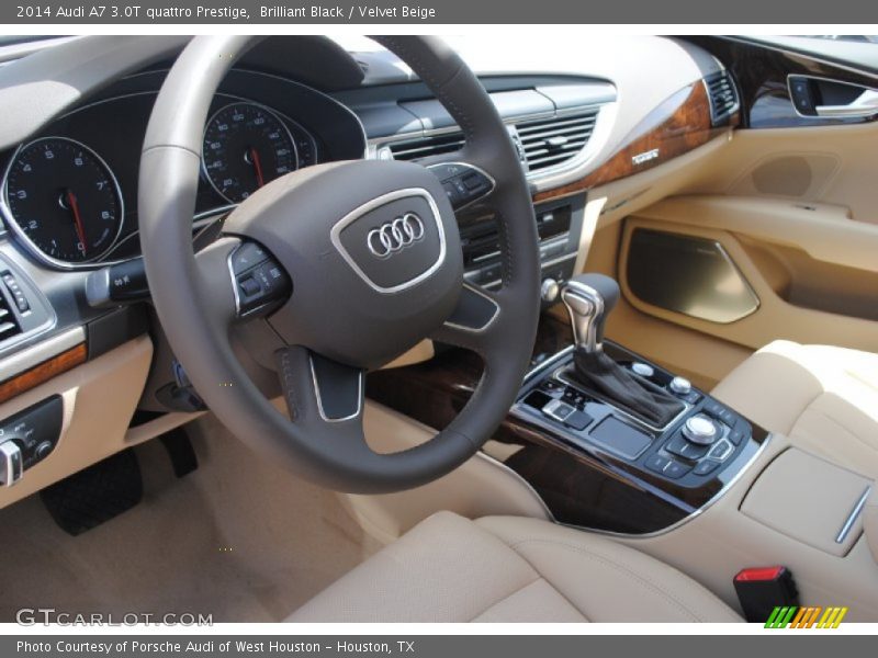 Brilliant Black / Velvet Beige 2014 Audi A7 3.0T quattro Prestige