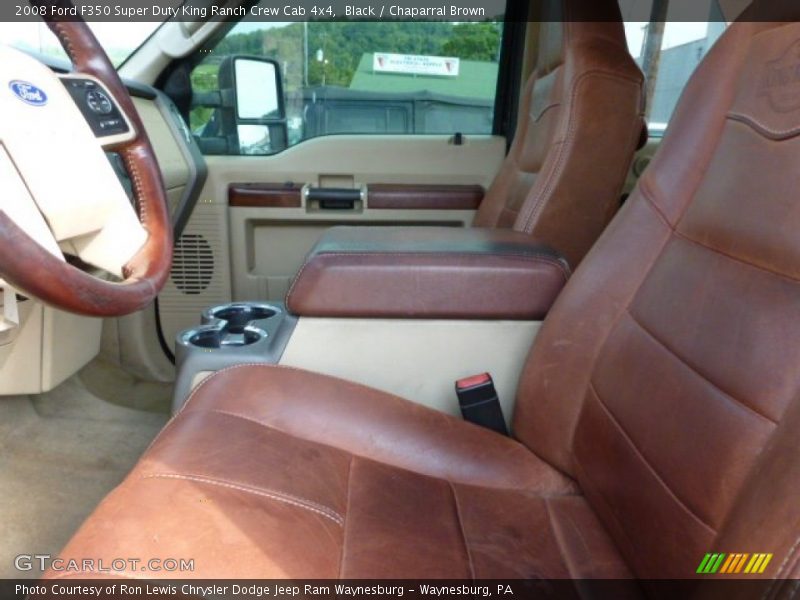 Black / Chaparral Brown 2008 Ford F350 Super Duty King Ranch Crew Cab 4x4