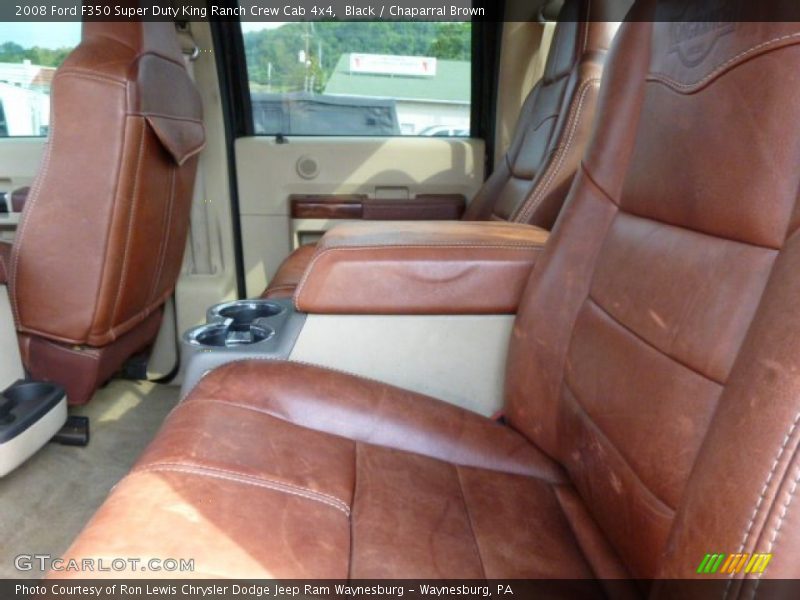 Black / Chaparral Brown 2008 Ford F350 Super Duty King Ranch Crew Cab 4x4