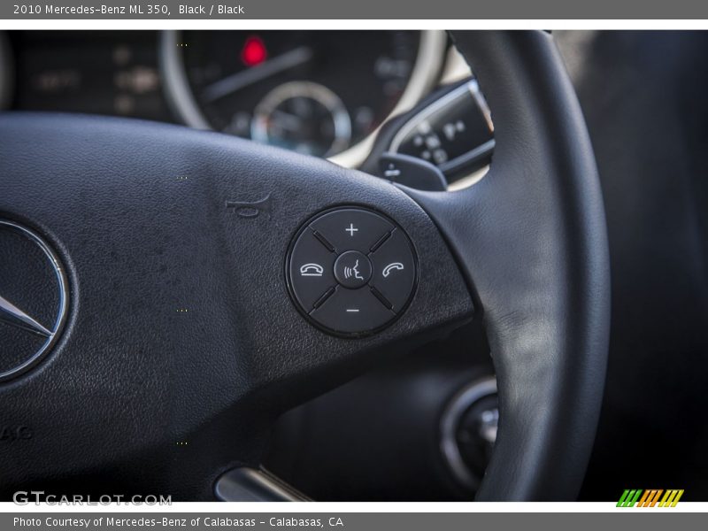 Black / Black 2010 Mercedes-Benz ML 350