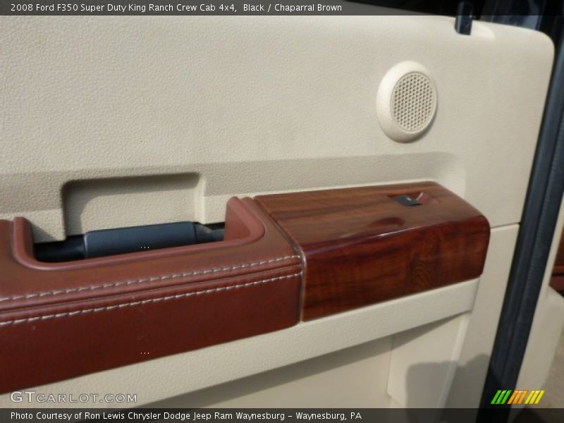 Black / Chaparral Brown 2008 Ford F350 Super Duty King Ranch Crew Cab 4x4