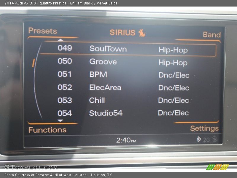 Brilliant Black / Velvet Beige 2014 Audi A7 3.0T quattro Prestige