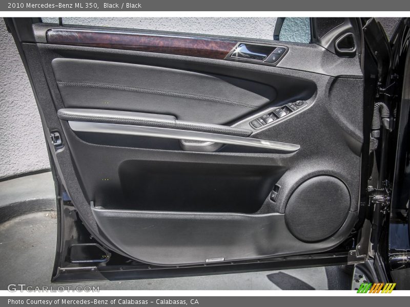 Black / Black 2010 Mercedes-Benz ML 350