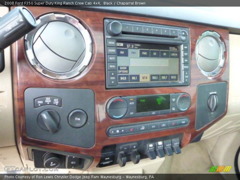Black / Chaparral Brown 2008 Ford F350 Super Duty King Ranch Crew Cab 4x4