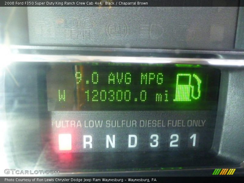 Black / Chaparral Brown 2008 Ford F350 Super Duty King Ranch Crew Cab 4x4