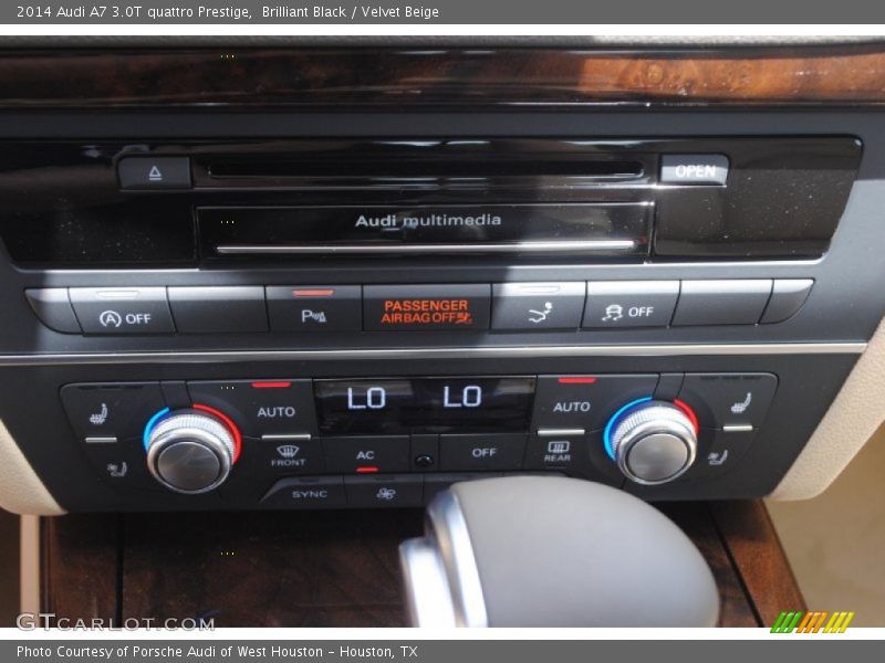 Brilliant Black / Velvet Beige 2014 Audi A7 3.0T quattro Prestige