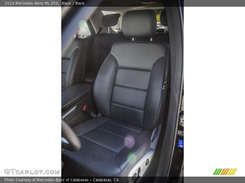 Black / Black 2010 Mercedes-Benz ML 350