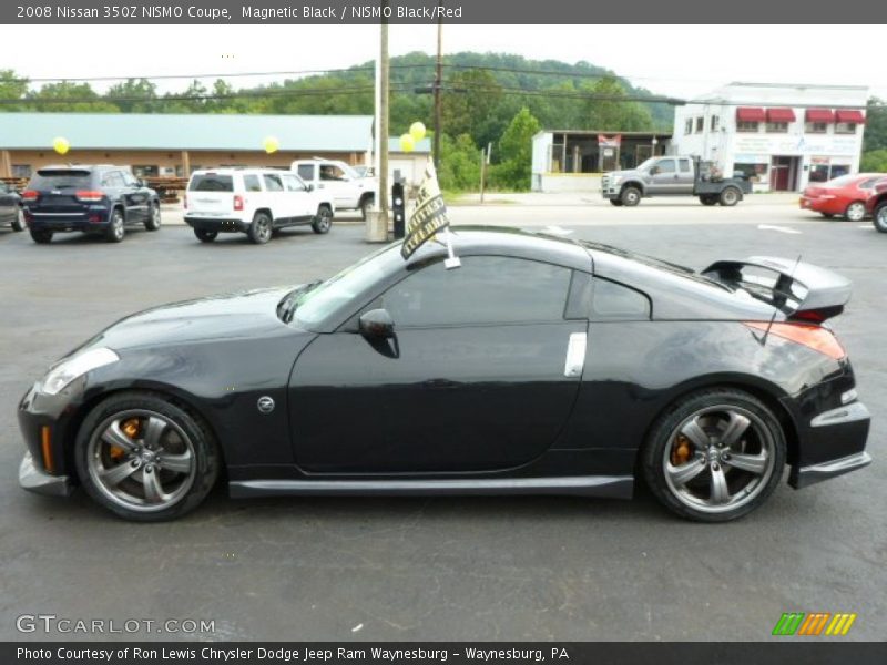 Magnetic Black / NISMO Black/Red 2008 Nissan 350Z NISMO Coupe