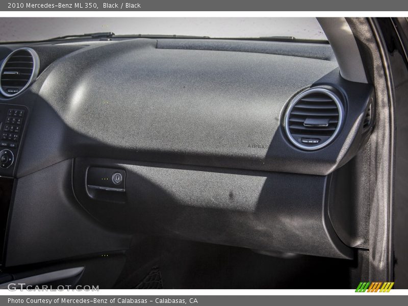 Black / Black 2010 Mercedes-Benz ML 350