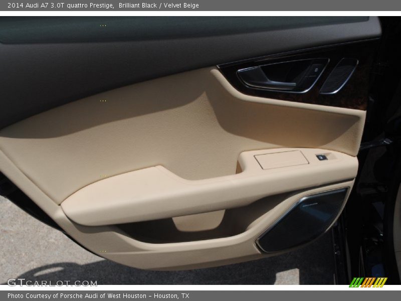 Brilliant Black / Velvet Beige 2014 Audi A7 3.0T quattro Prestige