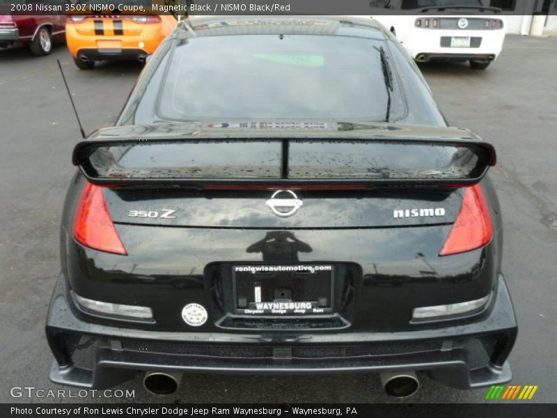 Magnetic Black / NISMO Black/Red 2008 Nissan 350Z NISMO Coupe