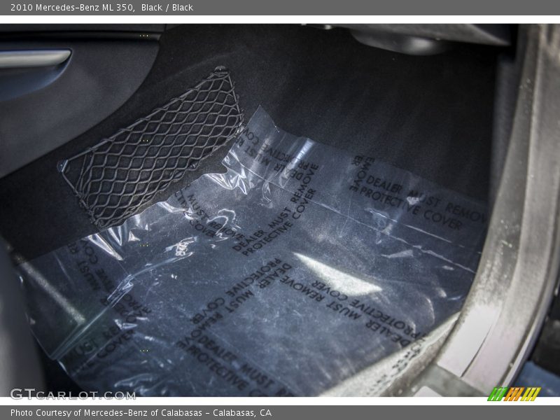 Black / Black 2010 Mercedes-Benz ML 350